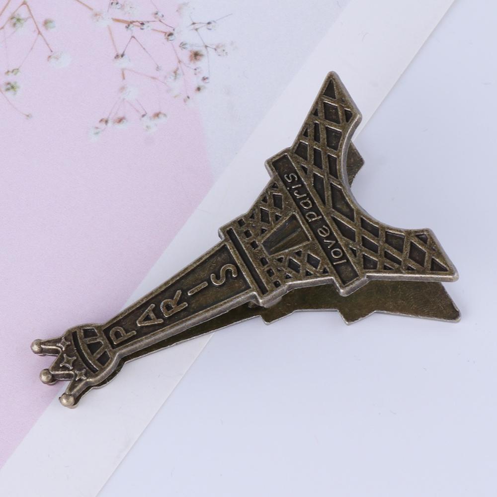 Vintage Funny Eiffel Tower Paris Metal Memo Paper Clip For Message Decoration Photo