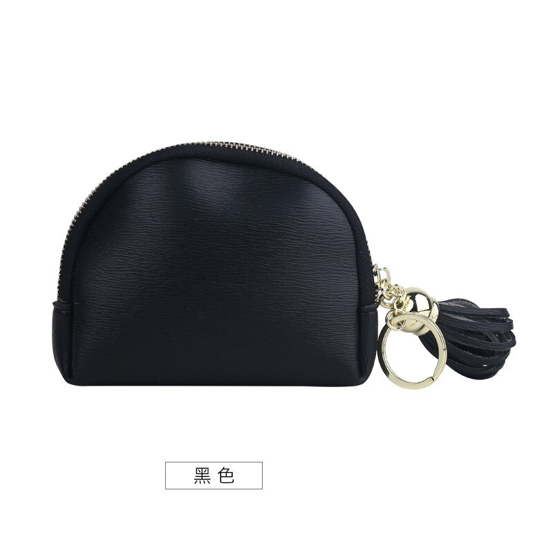 Dames portemonnee portemonnee bekend merk dames portemonnee mini leren portemonnee kleine clutch portemonnee dames 40: Zwart