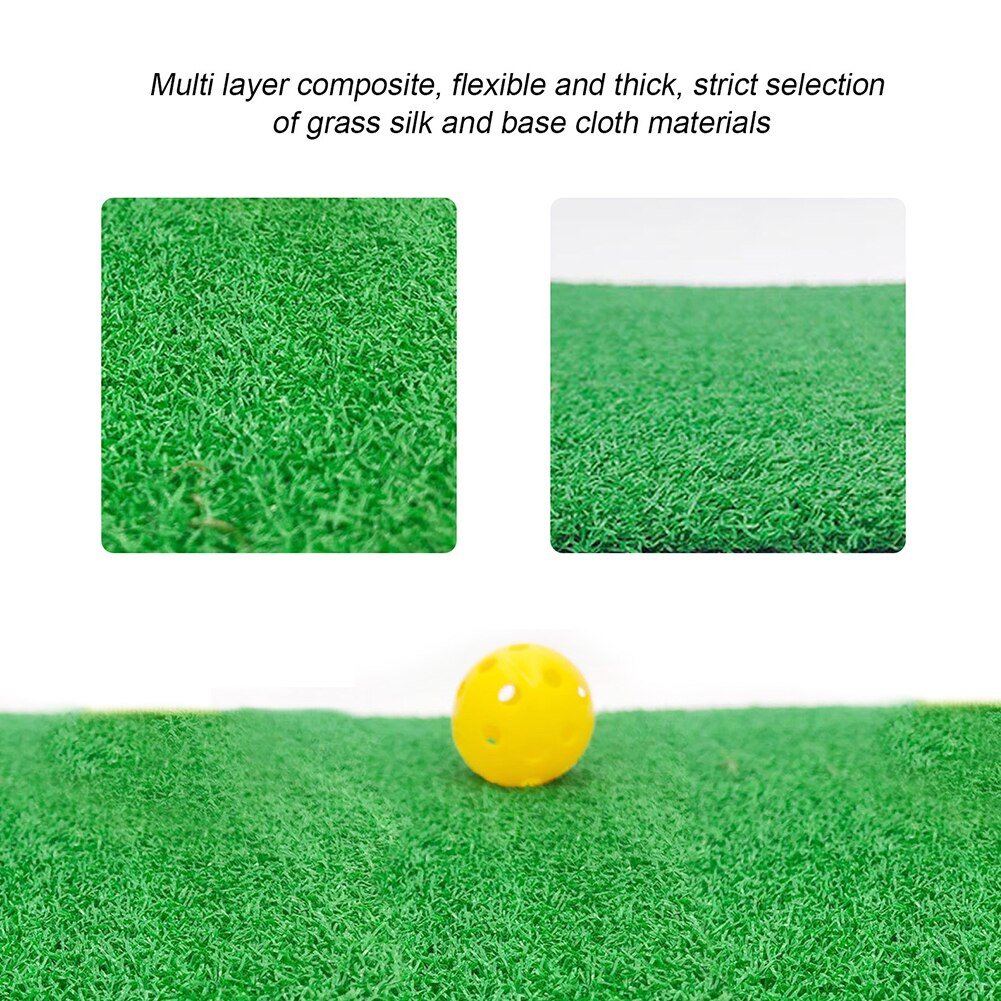 Home Office Golf Mat Easy Clean Beginners Portable Indoor Outdoor Residential Putting Durable Practice Hitting Artificial Grass