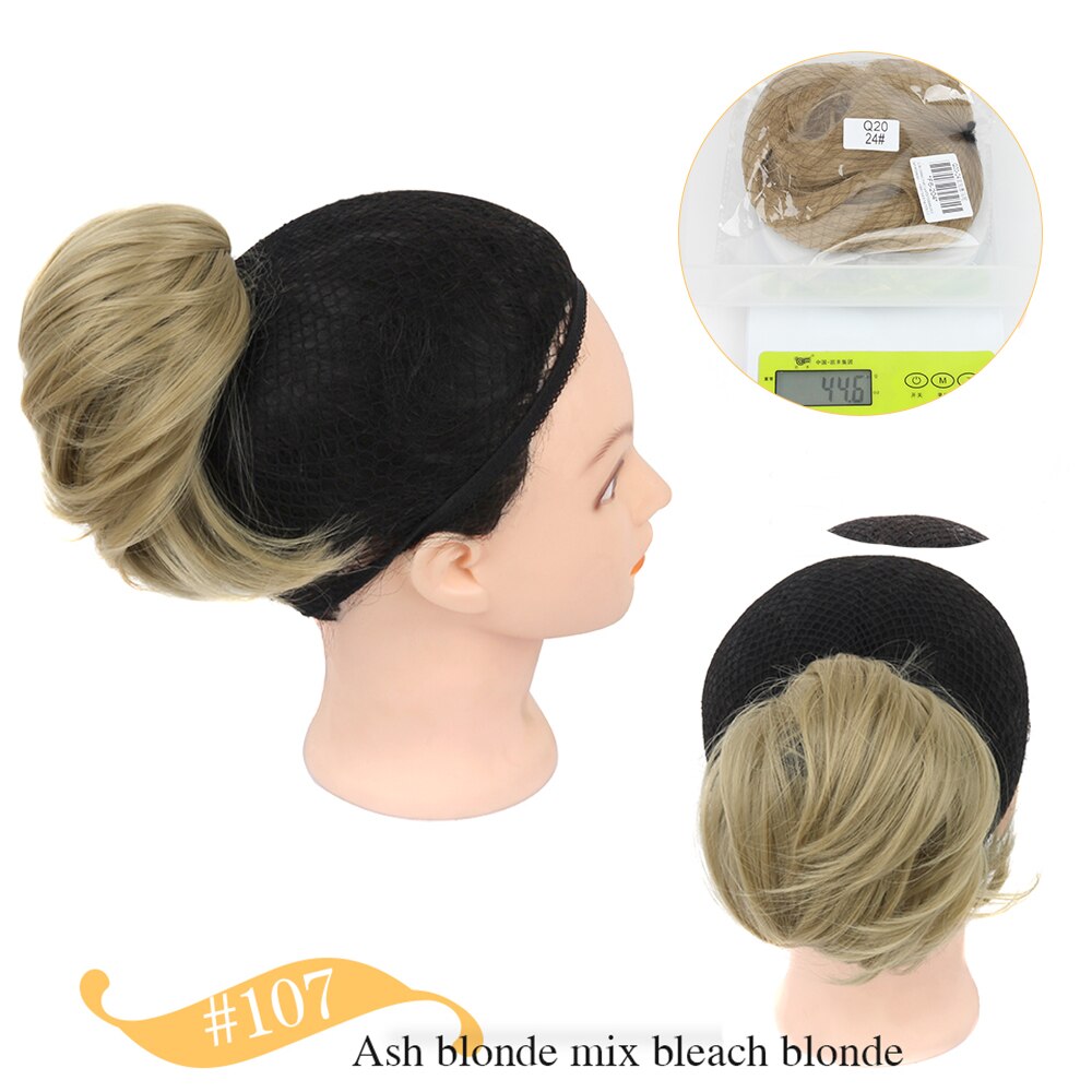 Extension de cheveux tousleo pour femmes | Extension de cheveux, queue de cheval avec bande de caoutchouc élastique, pour chignon: 107