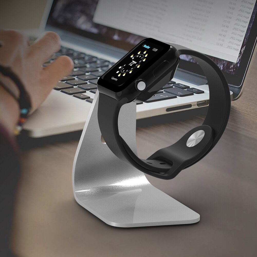 Floveme Metalen Aluminium Charger Stand Houder Voor Apple I Horloge Beugel Opladen Cradle Stand Charger Dock Station