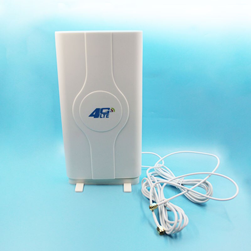 700-2600mhz 3g 4g Lte External Booster Panel Antenna 4G LTE MIMO 2X SMA Connector + 2M For 3g 4g Huawei Router Modem