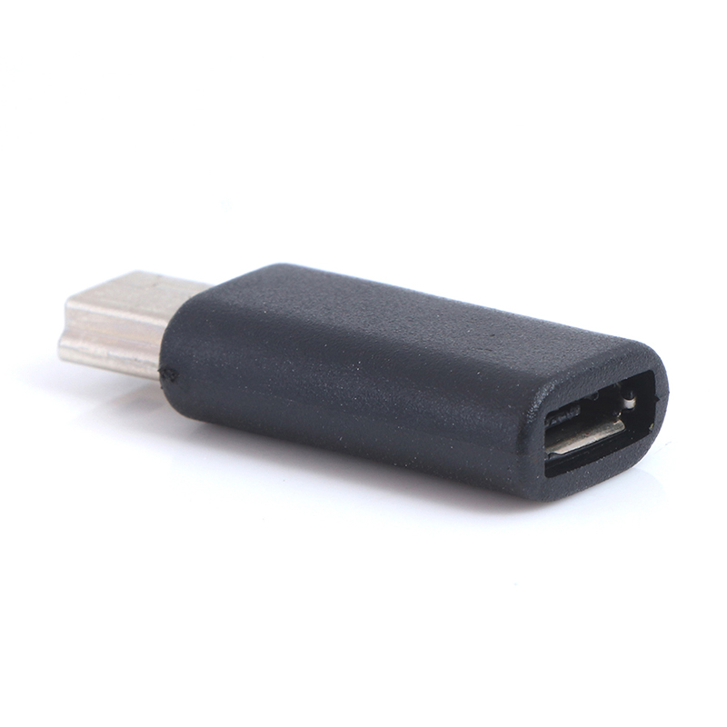 1Pc X wejście adaptera mikro Usb + Uitgang mini Usb mikro Usb żeńskie Naar mini Usb męskie