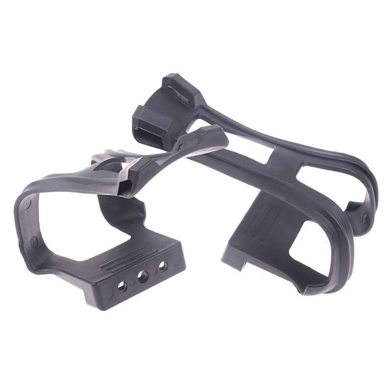 Ultra-light Bicycle Strapless Toe Pedal Clips Bike Bicycle Pedal Half Clips With Screws Cycling Accessories Black