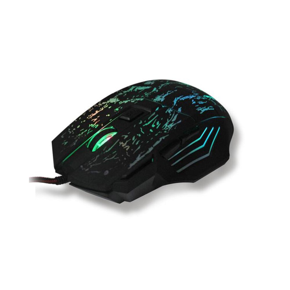Led-gaming-maus, computermaus, gamer-maus, 5500 dpi, farbig, optisch, usb-pc-maus, ergonomisch, kabelgebunden, profi-qualität für pc, laptop, spiele, lagerbestand