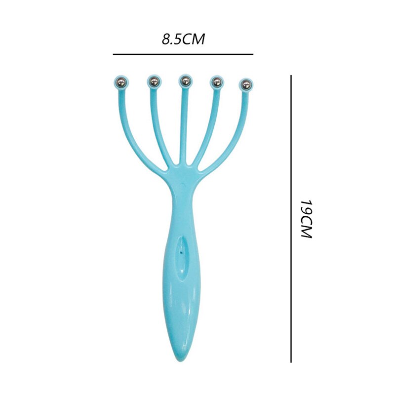 Vijf Vinger Hoofd Relax Massager Haar Held Spa Hoofdhuid Hals Stress Relief Massage Release Hoofd Arts Massager