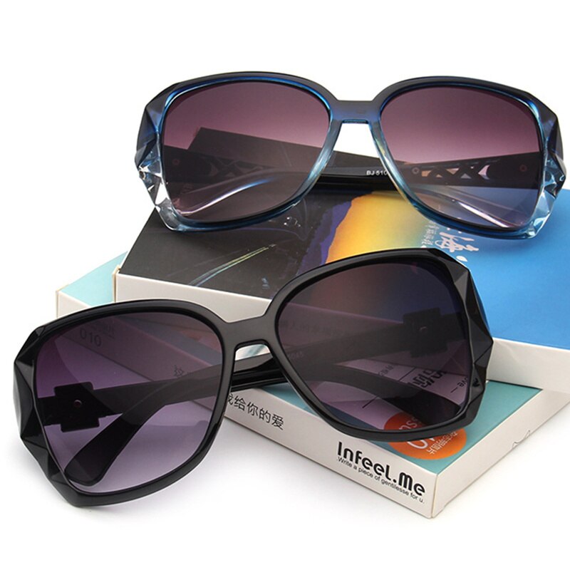 Mode Vierkante Zonnebril Vrouwen Luxe Grote Paarse Zonnebril Vrouwelijke Spiegel Shades Dames UV400