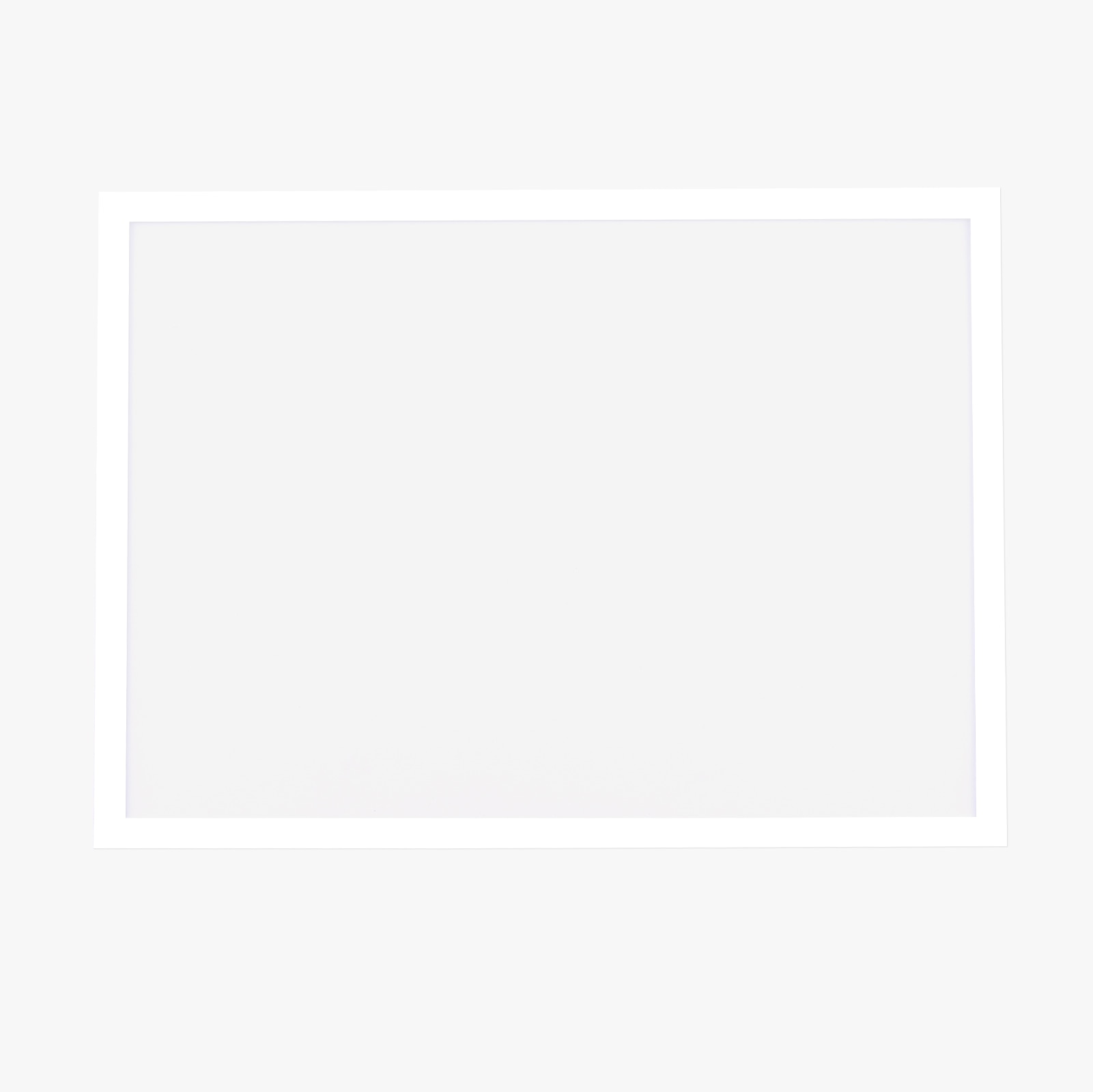 Magnetic File Frame Transparent PVC Document Display Frame for A4 Size Letter Paper Photo Picture Work Schedule: white