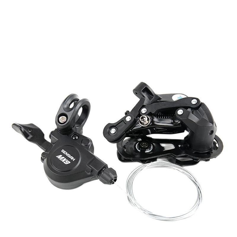 SENSAH MX9 8/9/10 Speed Rear Derailleur SS Short Cage with MX8/MX9/RX10 shifter lever MTB Bicycle Fold Bike Small Groupset