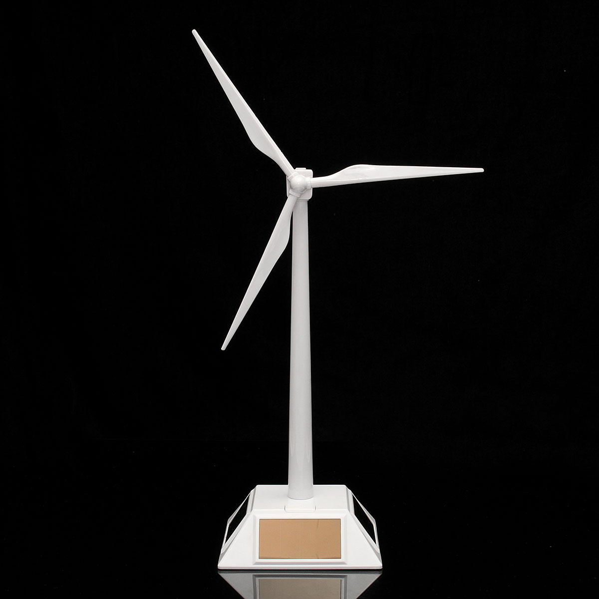 AINY-Plastic Model-Solar Powered Windmill Wind Turbine Desktop Decor Science Toy
