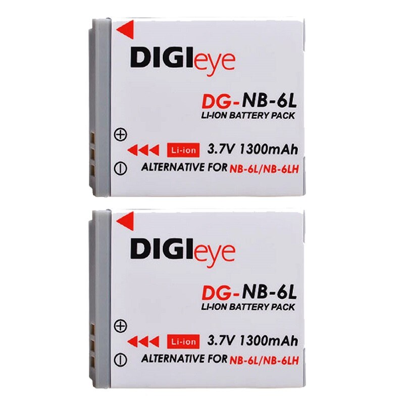 Batería de ion de litio NB 6L NB-6LH Akku + cargador Digital para Canon power-shot IXUS 310 SX240 SX275 SX280 SX510 SX500 HS 95 D10 D20 D30: green