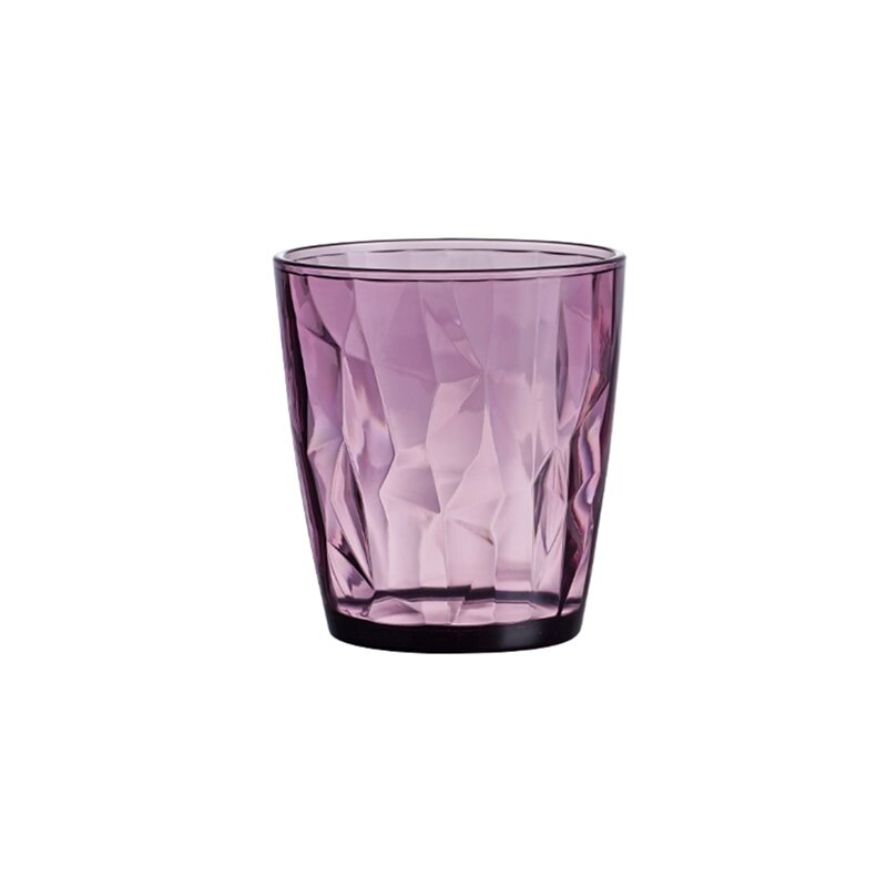 Bar KTV Drink Juice Cup Hotel Restaurant Drink Cup Wine Glasses Unbreakable Premium Acrylic Colorful Diamond Drinking Glasses: PP