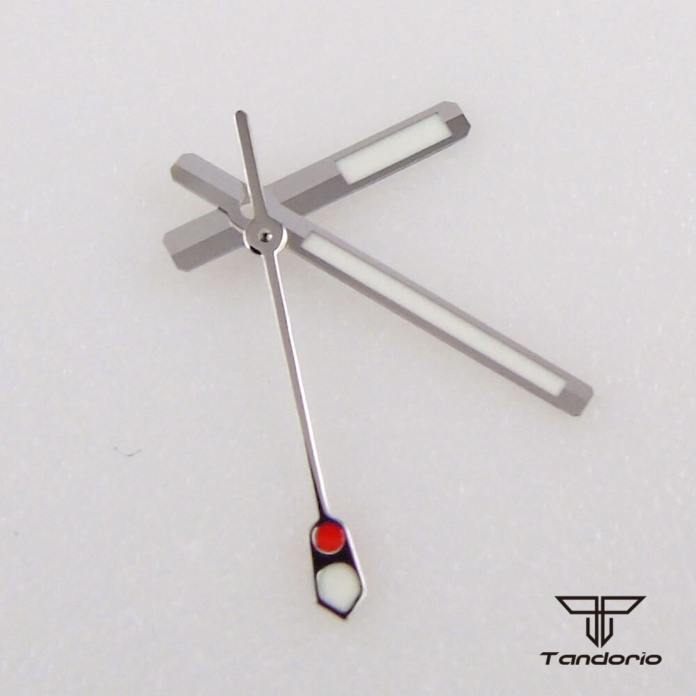 Rose Goud/Geel Goud/Zilveren Horloge Handen Fit Voor NH35 / NH36 / 7s26 / 7s36 / 7s25 / 7s35 / 6r15 Beweging Lichtgevende Horloge Onderdelen