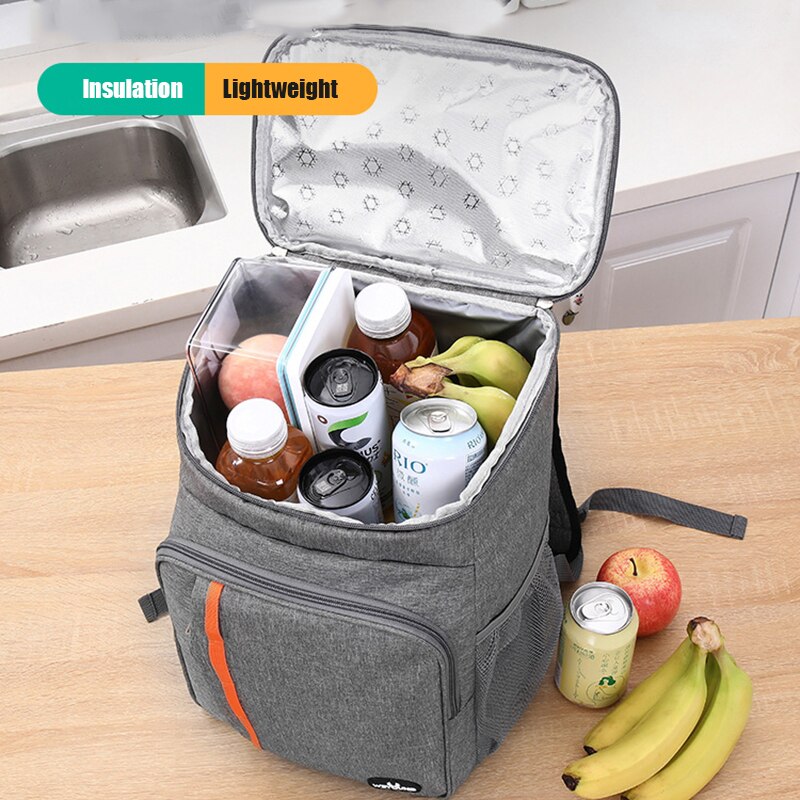 Thermal Backpack Waterproof Thickened Cooler Bag Box Large Insulated Bag Picnic Cooler Backpack Refrigerator Bag 8L/23L/28L