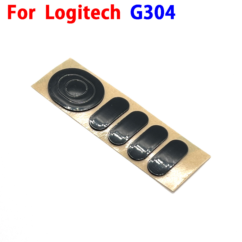 1-10Sets Mouse feet skates mouse pads legs connector for Logitech G304 Black White 0.6MM: XS / WHITE