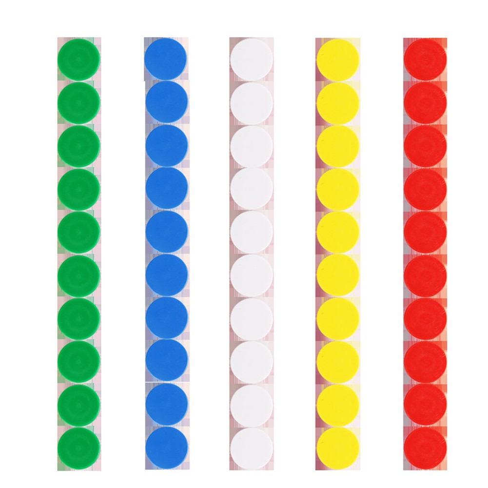 50 Stuks Dual Color Ronde Chips Tellen Aantallen Math Game Tellers Leermiddelen Leren Tellen Groepering Toevoeging Aftrekken