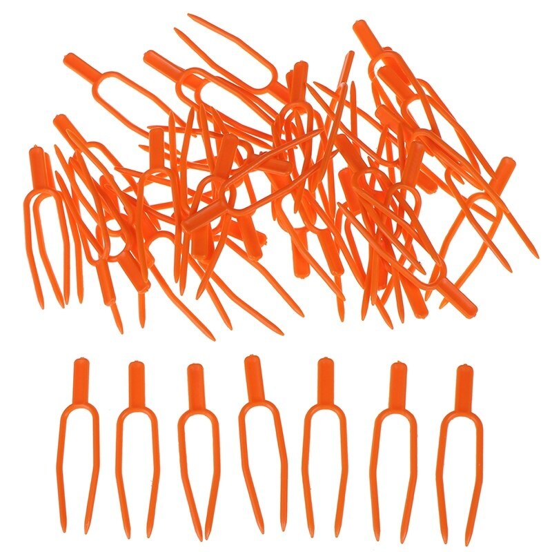 Plastic Plant Clips Bevestiging Bevestiging Klem Aardbei Landbouw Clip 50 Stuks