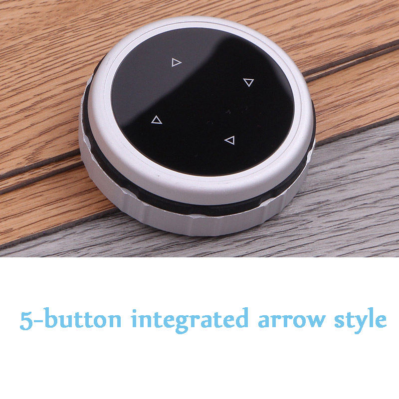 Auto Multimedia Knoppen Cover Stickers Knop Cover Voor Bmw 1 3 5 Serie X3 X5 X6 F30 F10 F25 E71 e84 E90 E70 E60 F20 E91 E92 E93: For 5 Button Arrow