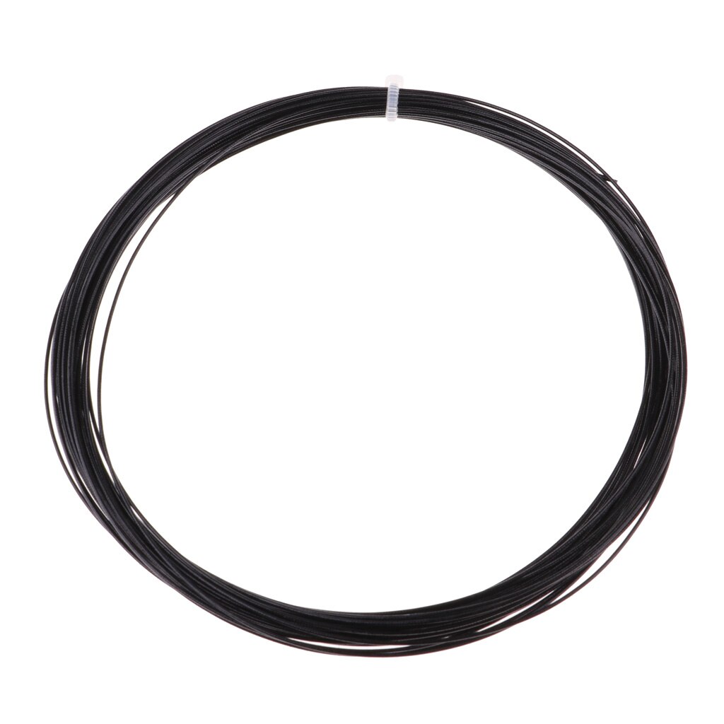 10M Slijtvastheid Badminton Racket Racquet String Draad Lijn 0.7Mm: Black