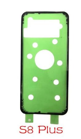 Powrót baterii naklejki klej klej do Samsung S7 krawędzi S8 S9 S10 S10E S20 uwaga 10 20 Plus Ultra wodoodporna tylna pokrywa naklejki: S8 Plus