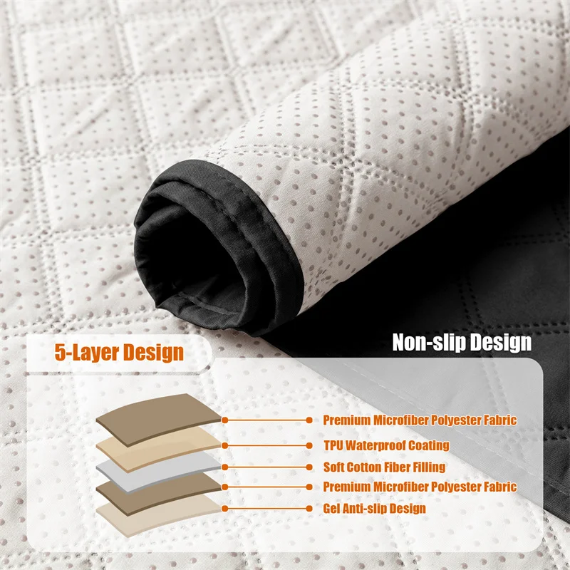 1impostato diviso Sedia reclinabile Bracciolo Copertura Antiscivolo Cani animale domestico Divano Bracciolo Asciugamano Poltrona Schienale Divano Coperture per Soggiorno