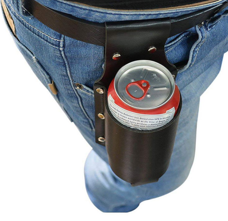 1Pc Holster Draagbare Fles Taille Bier Riem Bag Handige Wijn Flessen Drank Kan Holde