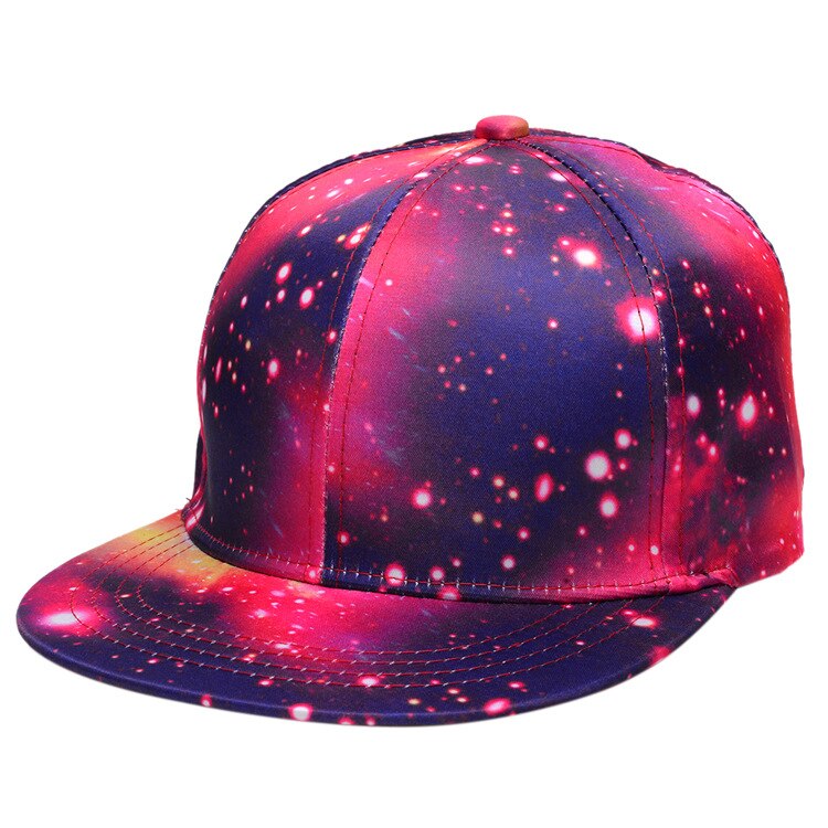 Tie-dye star baseball cap forår sommer snapback hatte mænd og kvinder trend justerbar flerfarvet hip hop hat: 04