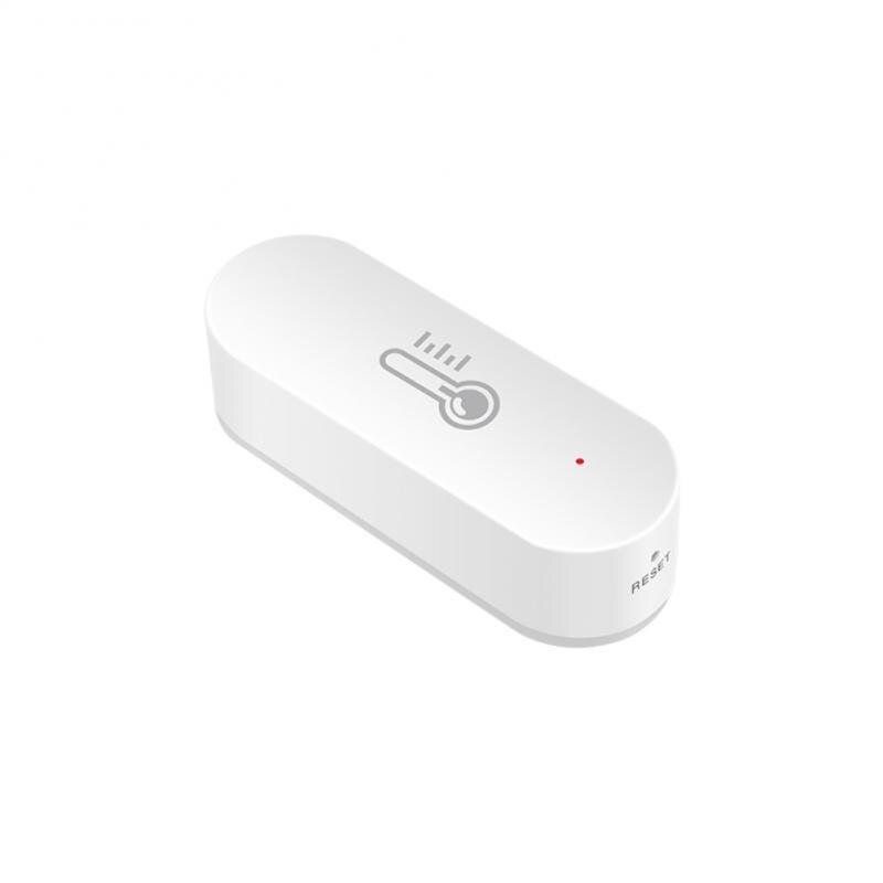 Tuya ZigBee Smart Home Temperature And Humidity Sensor Works With Alexa Google Assistant And Tuya Zigbee Hub Battery Powered: 1 pcs