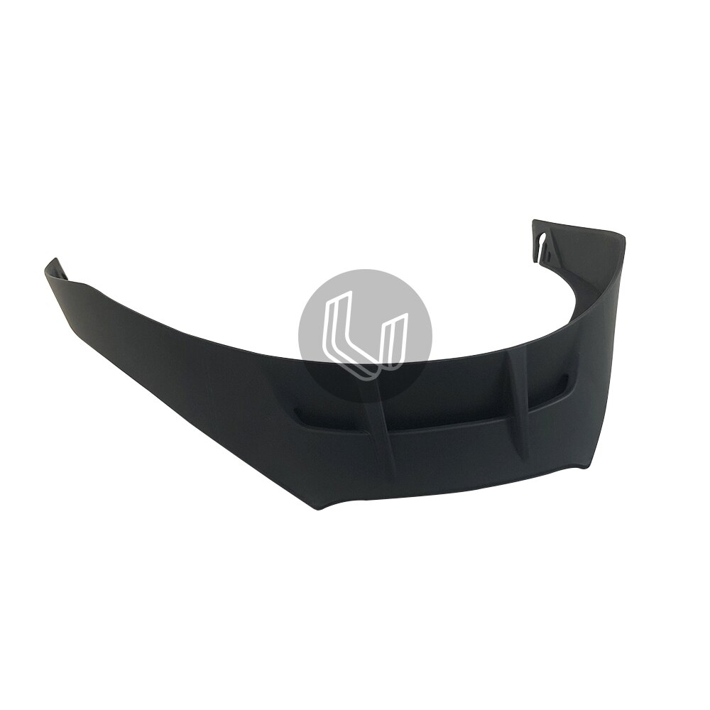 Helmet Accessories Carbon fiber appearance Spoiler for Pista GP R/GP RR Full Face Motorcycle Helmet: Mute black