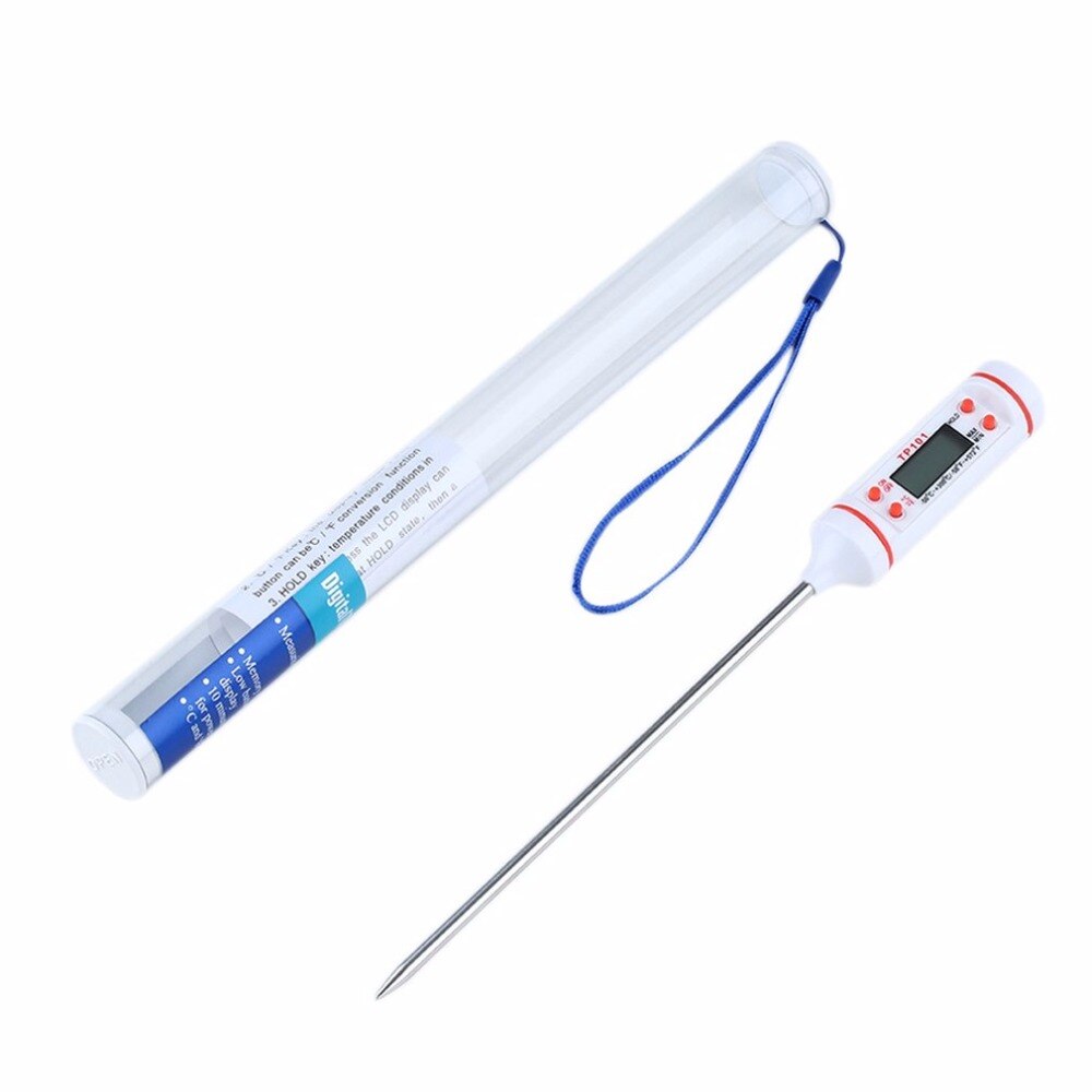 Stylish Thermometer LCD Display Digital Probe Cooking Thermometer Food Temperature Sensor Electronic Tool For BBQ Kitchen