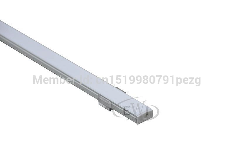 10 sets/partij U type Geëxtrudeerd Led aluminium profiel Geanodiseerd Aluminium LED profiel LED aluminium Channel profiel voor verzonken muur