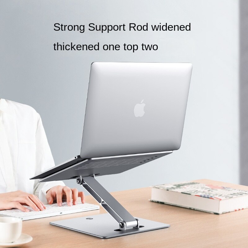 Laptop Stand Portable Gaming Notebook Aluminum Alloy Cooling Folding Lift Office Stand Computer Stand Chromebook