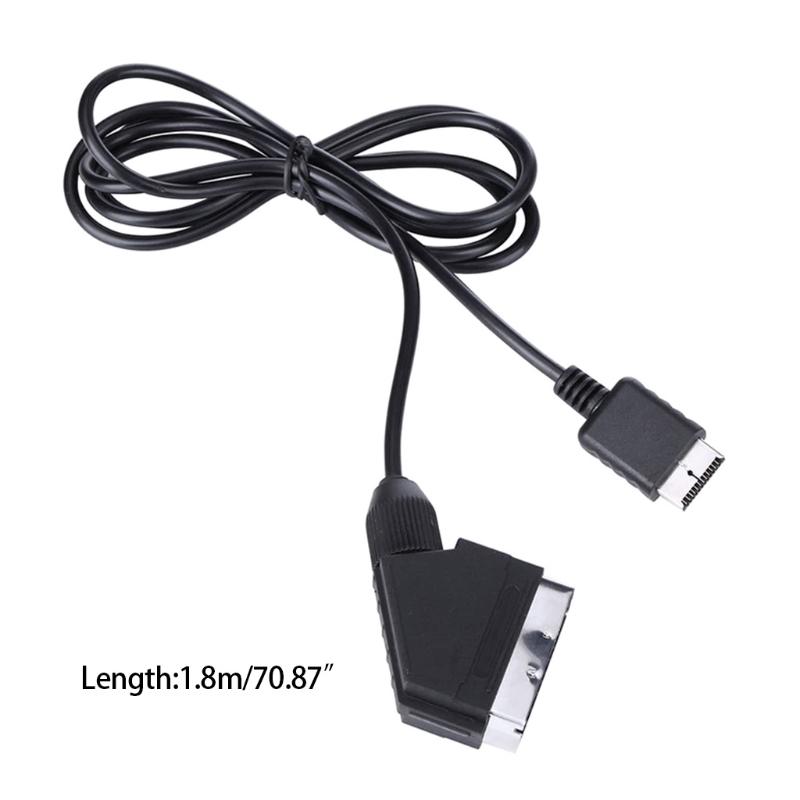 87HA Rgb Scart Kabel Voor PS1, Ps2, PS3, Tv, Av, Lood, 1.8M, game Aansluitkabel, Draad Voor Console Pal/Ntsc