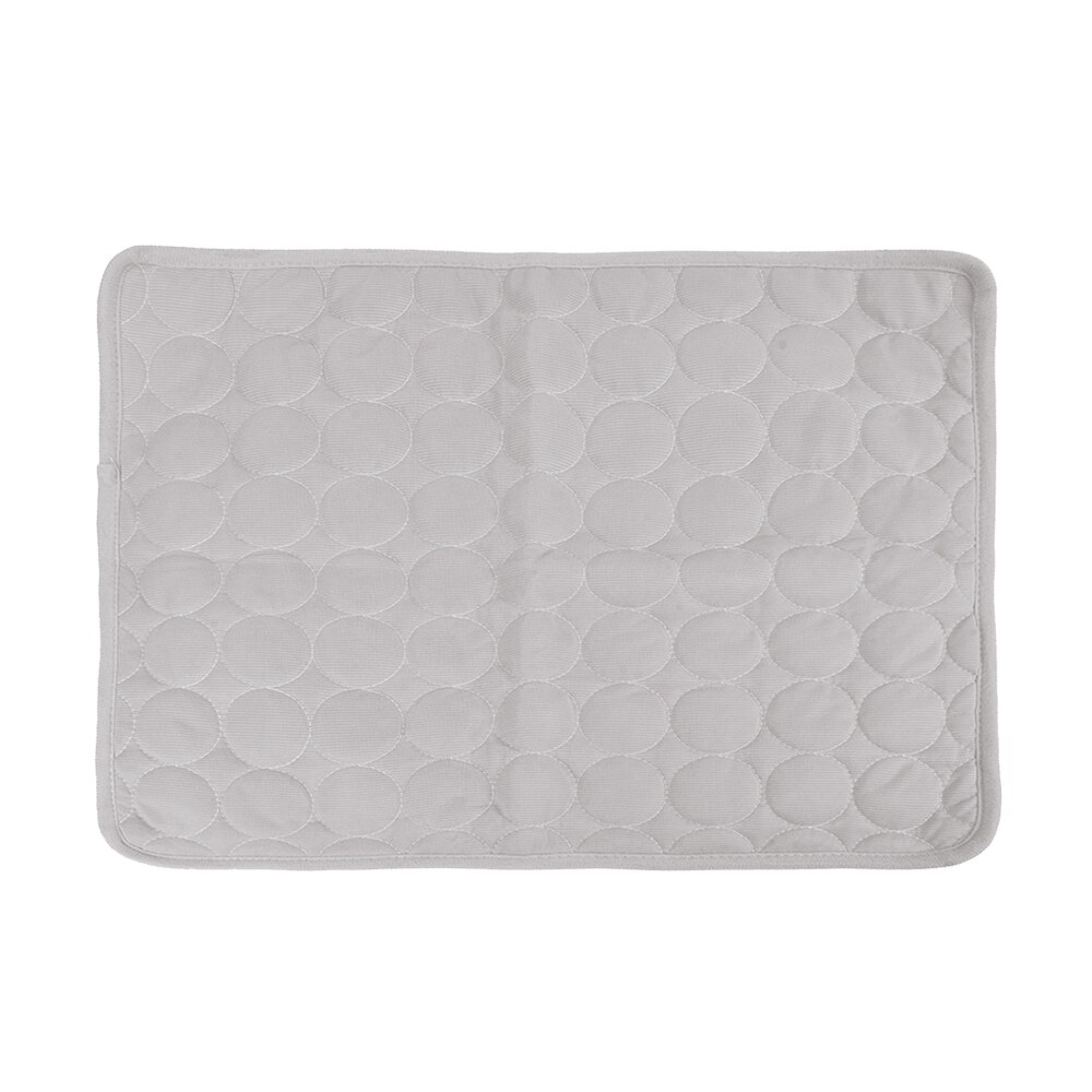 Hundematte kjølende sommerputematte til hunder katttekken sofa pustende hundeseng sommerdyrkjøleunderlag vaskbar: Grå / 40 x 30cm