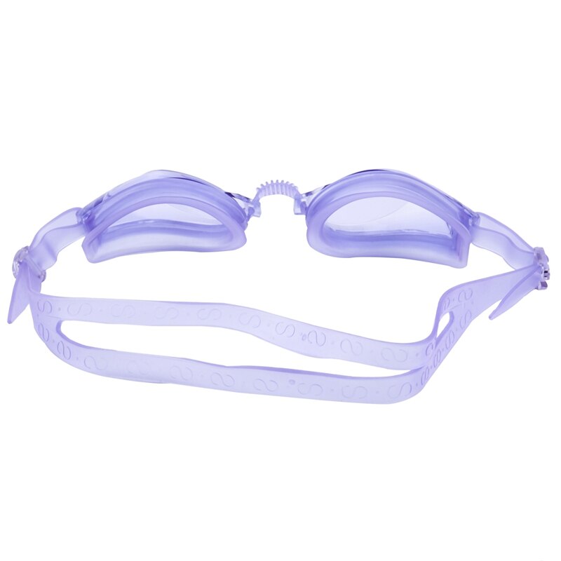 Vrouwen Mannen Plastic Zwemmen Zwembril Glassses Paars Met Oordopjes