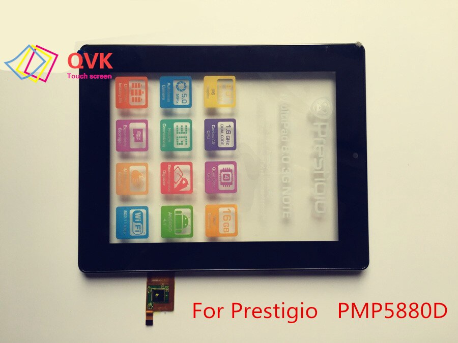 Black touch screen for Prestigio Multipad 7077 7079D 5785C 7480D 5780C 5880D 5080C 5080B Capacitive touch screen panel