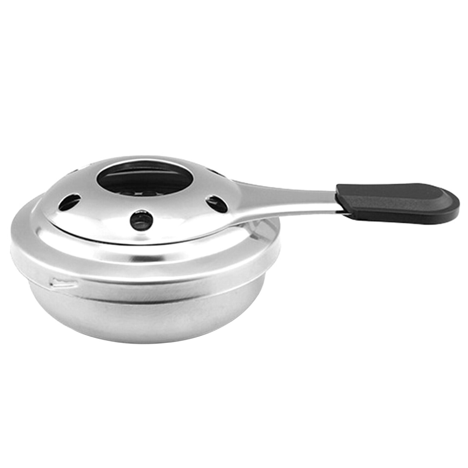 Mini Alcohol Stove Burner, Portable Stainless Steel Fondue Burner, Mini Chocolate Cheese Fondue Burner Small Pot for Buffets: Default Title