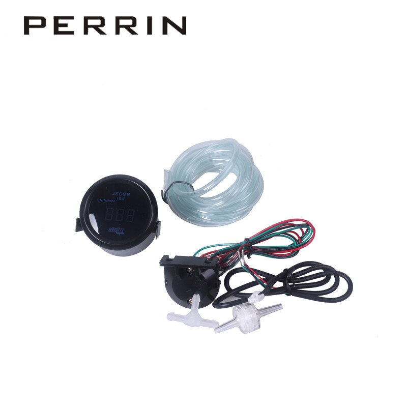 2'' 52MM Turbo Boost gauge -14~30PSI Blue Digital Led Turbo Boost Meter sensor