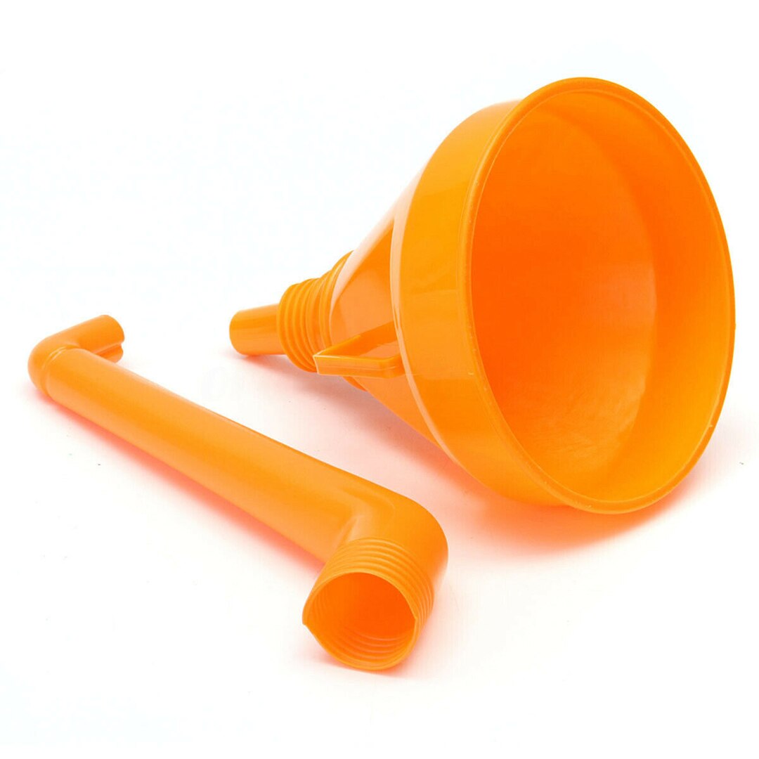 1pc di Plastica di Grandi Dimensioni Ddtachable Collo Flessibile Imbuto Carburante Benzina del Camion dell'automobile furgone Servizio Parti di Riparazione Accessori 240 millimetri di Lunghezza strumento