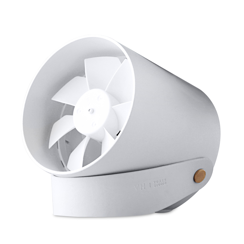 Original xiaomi vh mini desktop blæser bærbare ventiladorer usb mijia blæser ultra støjsvag smart touch kontrol køler dobbelt motor drivere: Hvid