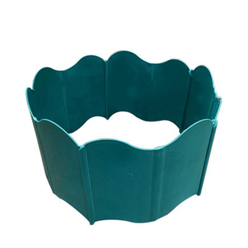 20 Pcs Plastic Garden Border Edging Fence Path Courtyard Lawn Edge Plant Panel Wall Gravel Border Fencing Set Tools Home