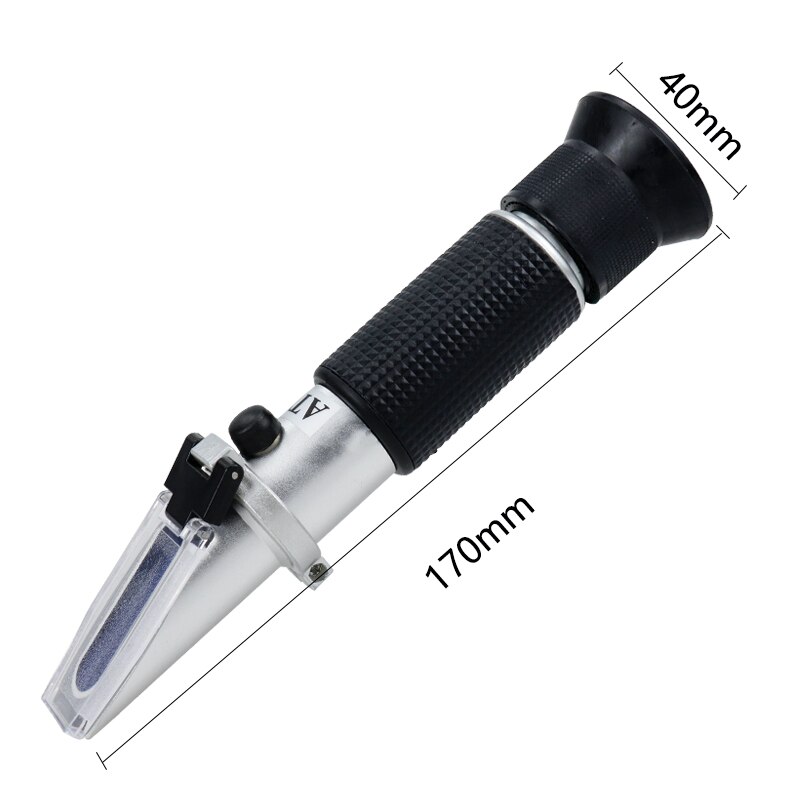 Refraktometer öl refraktometer brix 0-32% 1.000-1 .120 socker vört atc handhållet verktyg hydrometer socker meter refraktometer verktyg