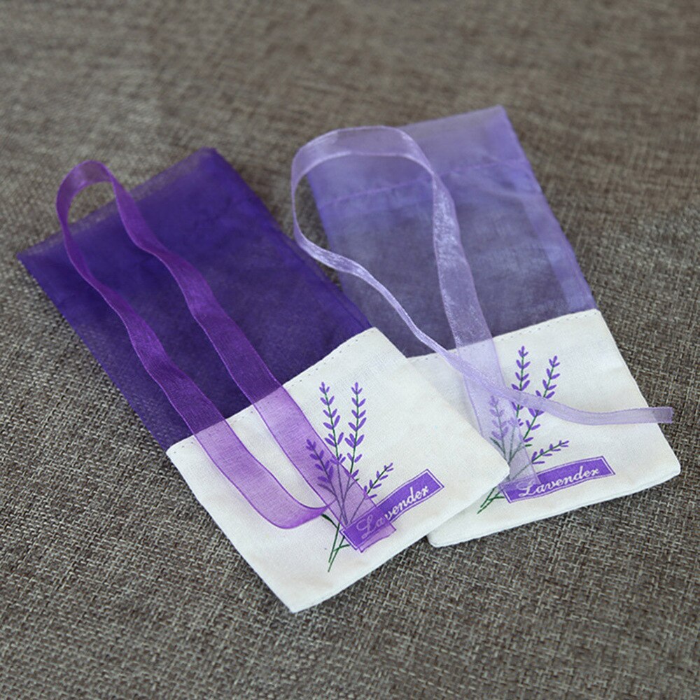 6Pcs Zakjes Draagbare Lege Lichtgewicht Lavendel Zakje Zak Voor Droge Bloemen Zaden Opslag