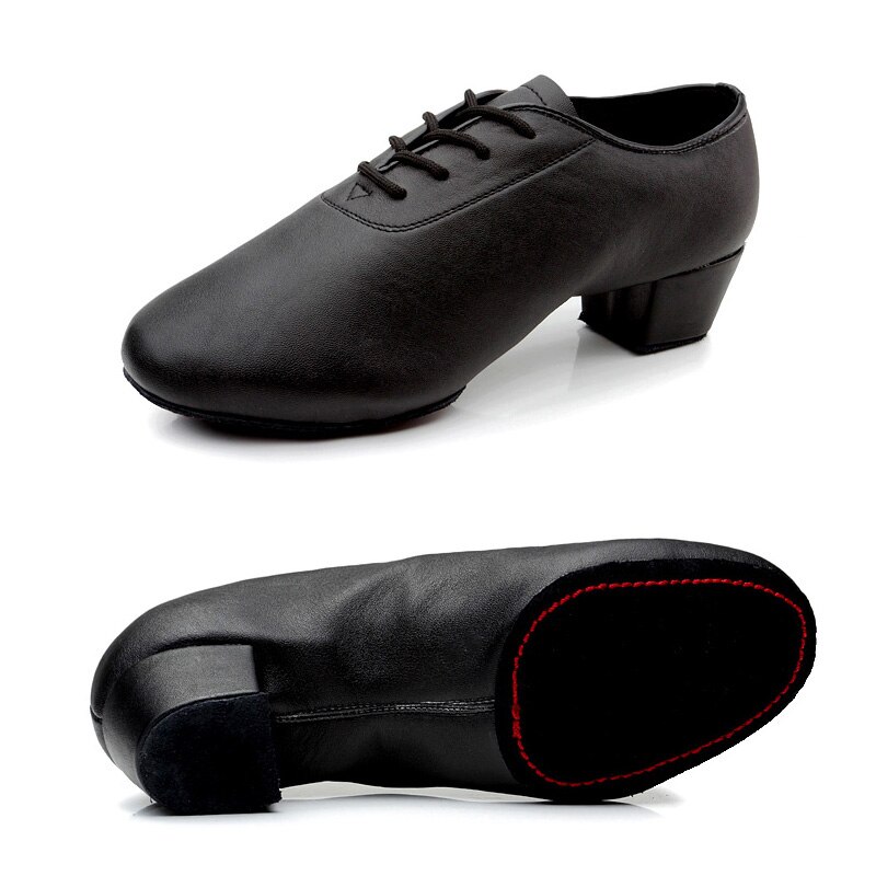 Zapatos de baile de suela blanda para mujer, zapatos de baile de salón para mujer, zapatillas de baile latino para salsa: black / 35