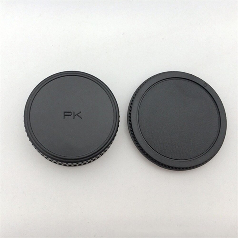 Lightweight Camera Body Front Cap + Lens Rear Cap Protective Cover for Pentax KR K5 K7 K100 K200 K3 Camera Replacement Parts