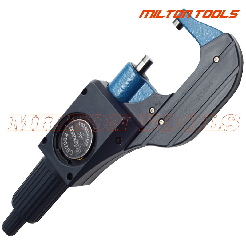 0–25 Mm Digitales Mikrometer Mit Kugel-/Rohramboss – 0,001 Mm Auflösung, Für Rohr- Und Schlauchdickenmessung, Elektronisch & Klar Lesbar