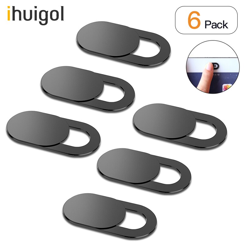 ihuigol Webcam Cover Shutter Slider Universal For iphone Mobile Phone Lens Macbook Ipad Laptop PC Tablet Camera Privacy Sticker