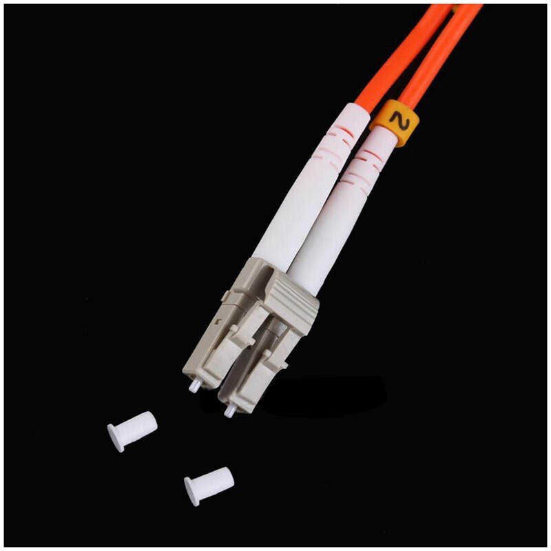 1M Jumper Kabel Duplex Multimode LC-LC Lc Lc Fiber Optic Optische Patch Cord