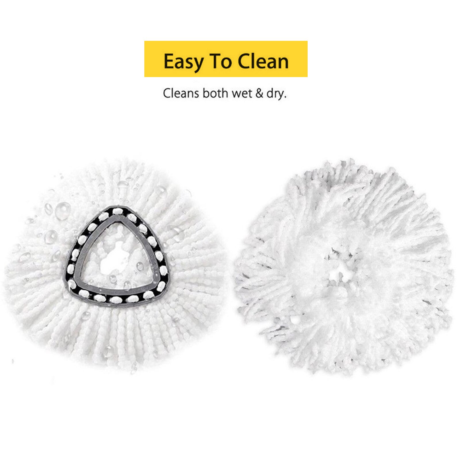 Cabezales de repuesto para mopa Vileda, accesorio giratorio de microfibra para limpieza del hogar, recambio de suelo giratorio 360, 10 piezas