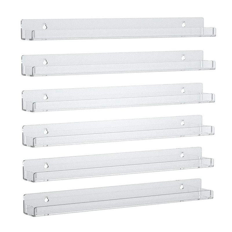 Muurhanger Acryl Nagellak Display Staat Transparant Organizer Rek Muur Gemonteerde Houders Nagellak Winkels Decoratie